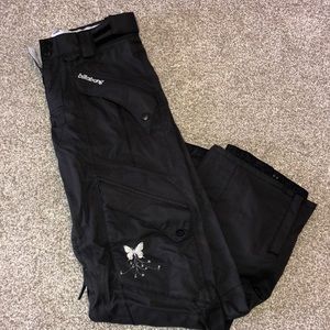 Billabong Snowboard Pants Size Small Black